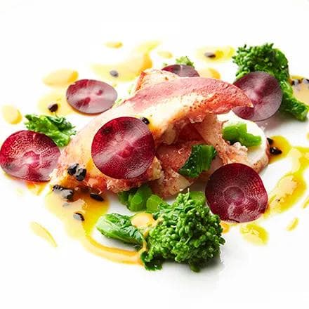 Dish from La Bécasse Restaurant in Osaka, Japan